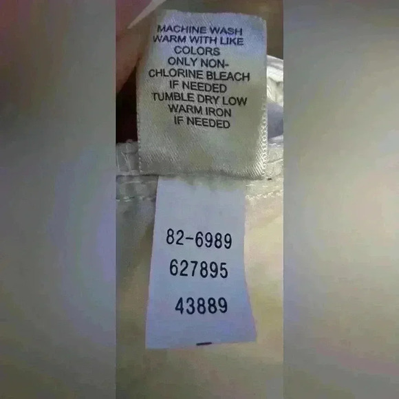 J. Jill Linen Stretch White Cropped Ankle Pants Size 2 - Picture 6 of 8